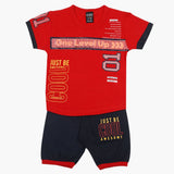 Boys Half Sleeves Suit - Red, Boys Sets & Suits, Chase Value, Chase Value