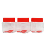 Storage Jar 3 Pcs - Red, Home & Lifestyle, Storage Boxes, Chase Value, Chase Value
