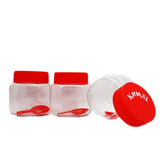 Storage Jar 3 Pcs - Red, Home & Lifestyle, Storage Boxes, Chase Value, Chase Value