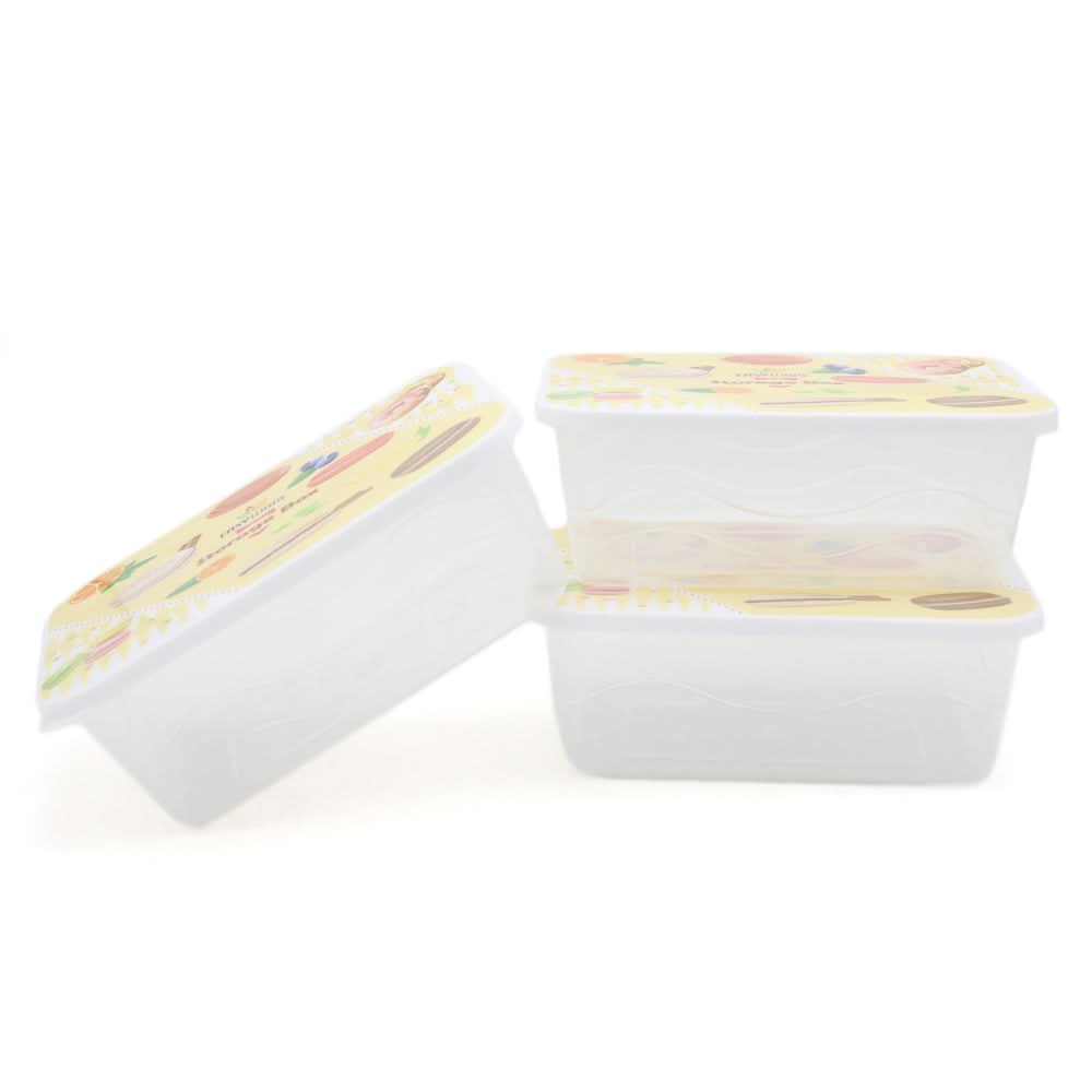Storage Box 3 Pcs Set - Yellow, Home & Lifestyle, Storage Boxes, Chase Value, Chase Value