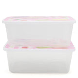 Storage Box 2 Pcs Set - Pink, Home & Lifestyle, Storage Boxes, Chase Value, Chase Value