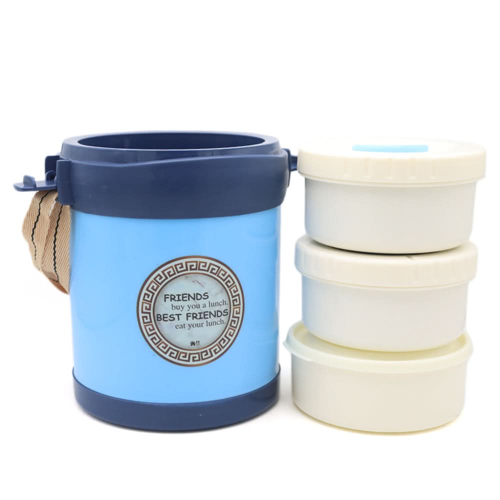 Partner Lunch Carrier New (Large) - Blue, Home & Lifestyle, Storage Boxes, Chase Value, Chase Value