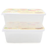 Storage Box 2 Pcs Set - Yellow, Home & Lifestyle, Storage Boxes, Chase Value, Chase Value