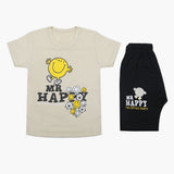 Boys Half Sleeves Suit - Beige, Boys Sets & Suits, Chase Value, Chase Value