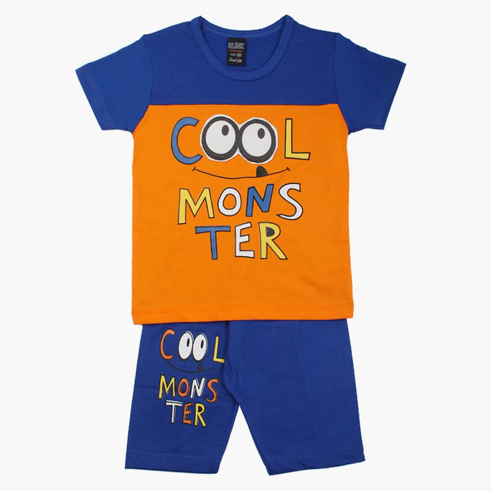 Boys Half Sleeves Suit - Royal Blue, Boys Sets & Suits, Chase Value, Chase Value