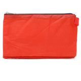 Pencil Pouch Two Zipper - Red, Kids, Pencil Boxes And Stationery Sets, Chase Value, Chase Value