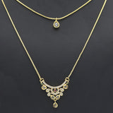 Women's American Diamond Jewelry Set - Golden, Women, Jewellery Set, Chase Value, Chase Value
