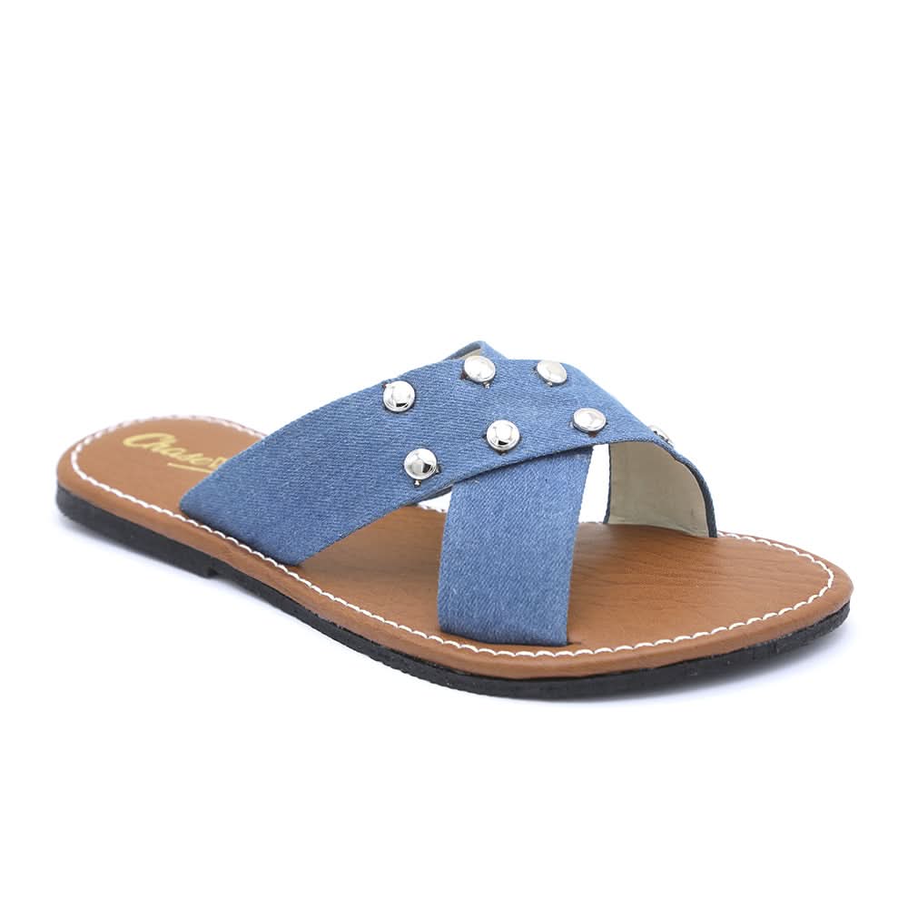 Girls Slipper - Light Blue, Kids, Girls Slippers, Chase Value, Chase Value