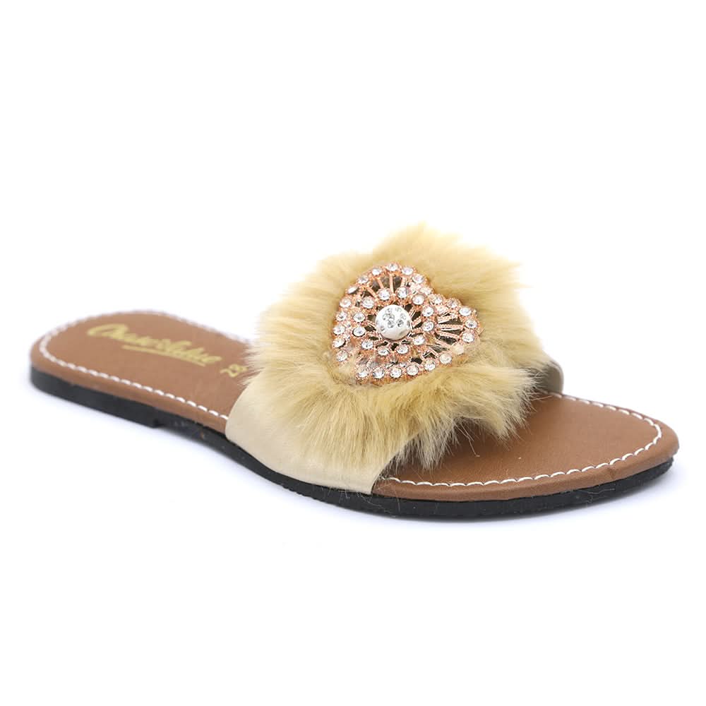 Girls Slipper - Fawn, Kids, Girls Slippers, Chase Value, Chase Value