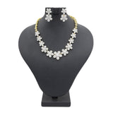 Women's American Diamond Bridal Set - Golden & Silver, Women, Jewellery Set, Chase Value, Chase Value