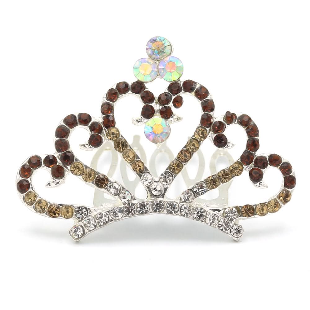 Crown Comb - Brown, Women, Hair And Head Jewellery, Chase Value, Chase Value
