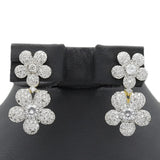 Women's American Diamond Bridal Set - Golden & Silver, Women, Jewellery Set, Chase Value, Chase Value