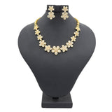 Women's American Diamond Bridal Set - Golden, Women, Jewellery Set, Chase Value, Chase Value