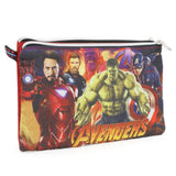 Pencil Pouch Two Zipper - Maroon, Pencil Boxes & Stationery Sets, Chase Value, Chase Value