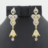 Women's American Diamond Necklace Set - Golden & Silver, Women, Jewellery Set, Chase Value, Chase Value