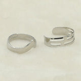 Women's Locket Set With Two Rings - Silver, Women, Chains & Lockets, Chase Value, Chase Value