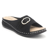 Women's Softy Slipper 129 - Black, Women, Slippers, Chase Value, Chase Value
