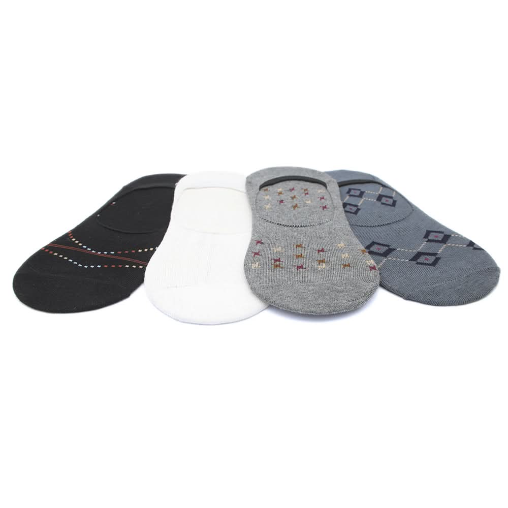 Men's 4Pcs Loafer Socks - A, Men, Mens Socks, Chase Value, Chase Value