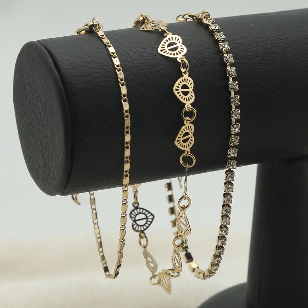 Women's Bracelet - Golden, Women, Bangles & Bracelets, Chase Value, Chase Value