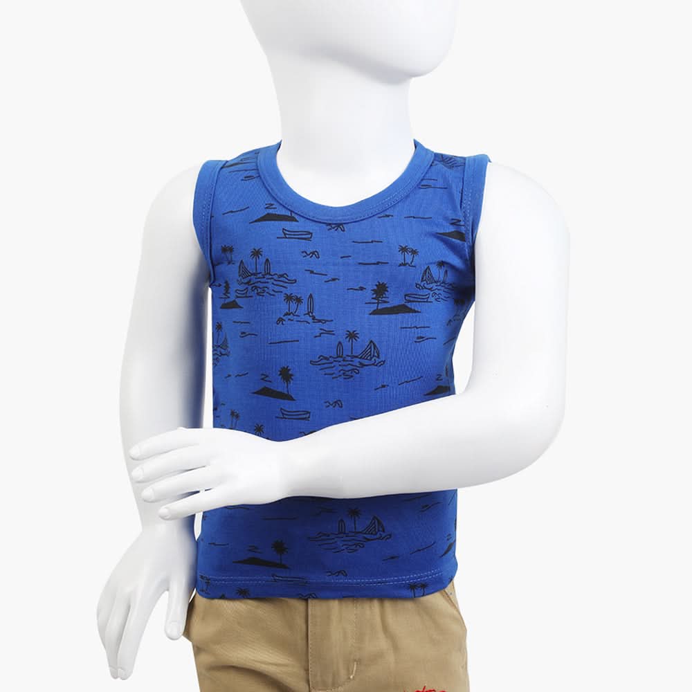 Boys Half Sleeves T-Shirt - Royal Blue, Boys T-Shirts, Chase Value, Chase Value