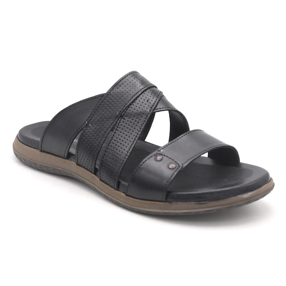 Men's Slipper 3012 - Black, Men, Slippers, Chase Value, Chase Value