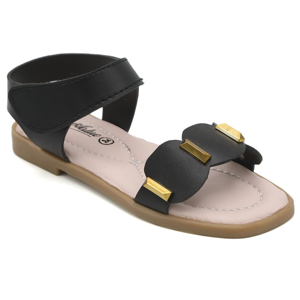 Girls Sandal - Black, Kids, Girls Sandals, Chase Value, Chase Value