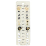 Women's Ear Tops Card 12 Pairs - Multi, Women, Earrings & Tops, Chase Value, Chase Value