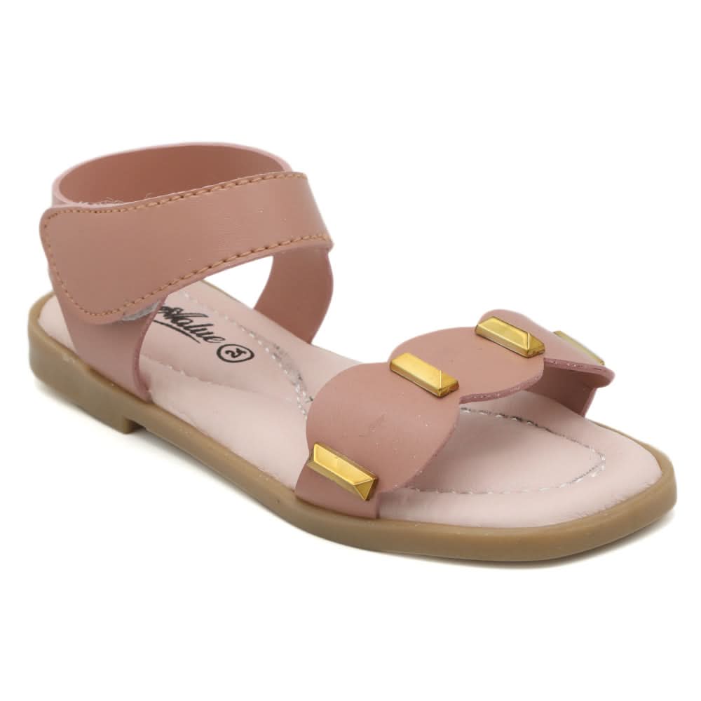 Girls Sandal - Peach, Kids, Girls Sandals, Chase Value, Chase Value