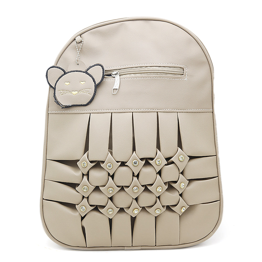 Girls Bag pack 7002 - Beige, Kids, Kids Bags, Chase Value, Chase Value