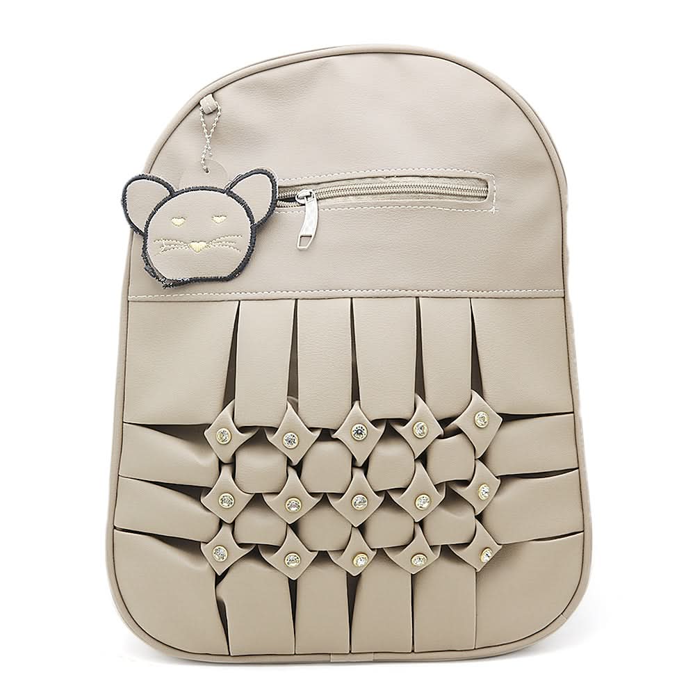 Girls Bag pack 7002 - Beige, Kids, Kids Bags, Chase Value, Chase Value