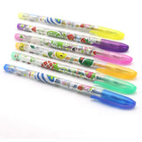 Glitter Pen 6 Pcs Gp-6 - Multi, Kids, Pencil Boxes And Stationery Sets, Chase Value, Chase Value