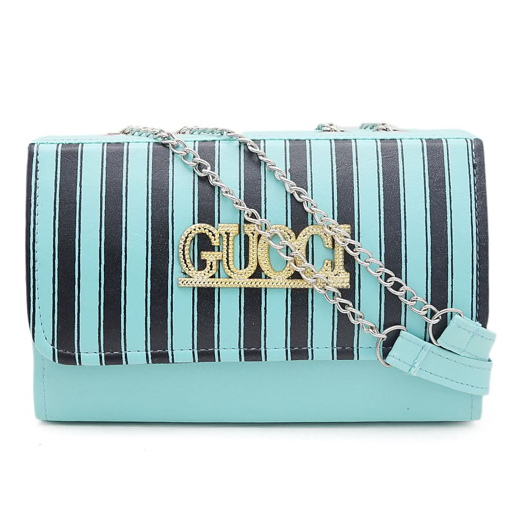 Women's Shoulder Box 9143B - Cyan, Women, Clutches, Chase Value, Chase Value