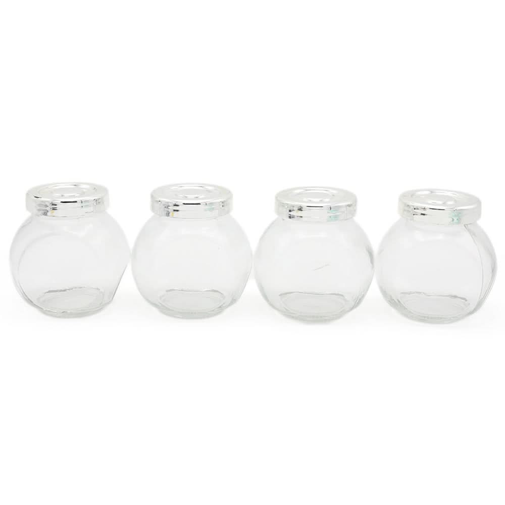 Glass Jar Set 4 Pieces - Multi, Home & Lifestyle, Storage Boxes, Chase Value, Chase Value