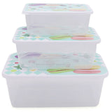 Storage Box Set 3 in 1 - Cyan, Home & Lifestyle, Storage Boxes, Chase Value, Chase Value