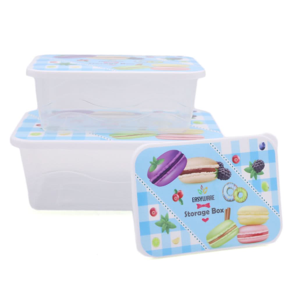 Storage Box Set 3 in 1 - Blue, Home & Lifestyle, Storage Boxes, Chase Value, Chase Value