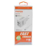 FASTER FAC-900 QUICK & FAST CHARGER IQ SERIES 2.0, Home & Lifestyle, Mobile Charger, Faster, Chase Value