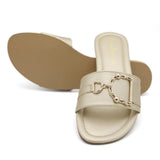 Women's Slippers M-991 - Golden, Women, Slippers, Chase Value, Chase Value