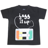 Boys Round Neck Half Sleeves T-Shirt - Black, Kids, Boys T-Shirts, Chase Value, Chase Value
