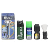 Denim Shaving Kit 5 Pcs, Beauty & Personal Care, Gift Sets, Chase Value, Chase Value