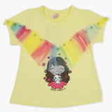 Girls Knitted Tops - Lemon, Girls Tops, Chase Value, Chase Value