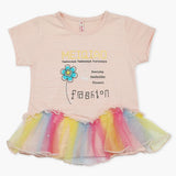 Girls Knitted Tops - Peach, Girls Tops, Chase Value, Chase Value