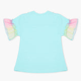 Girls Half Sleeves T-Shirt - Blue, Girls T-Shirts, Chase Value, Chase Value