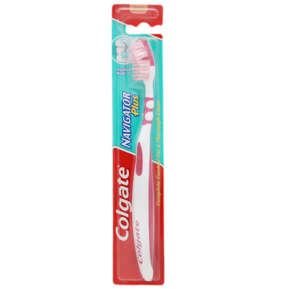 Colgate Tooth Brush Navigator Plus - Pink, Beauty & Personal Care, Oral Care, Chase Value, Chase Value