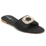 Women's Slipper - Black, Women, Slippers, Chase Value, Chase Value