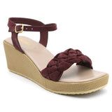 Women's Sandal - Maroon, Women, Heels, Chase Value, Chase Value