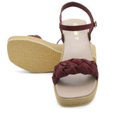 Women's Sandal - Maroon, Women, Heels, Chase Value, Chase Value