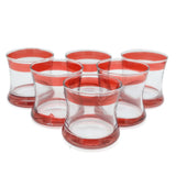 Capital Glass Brim 6 Pcs Set 300 ML - Red, Home & Lifestyle, Glassware & Drinkware, Chase Value, Chase Value