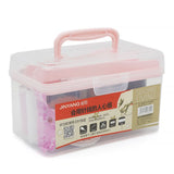 Sewing Box Square - Pink, Home & Lifestyle, Storage Boxes, Chase Value, Chase Value