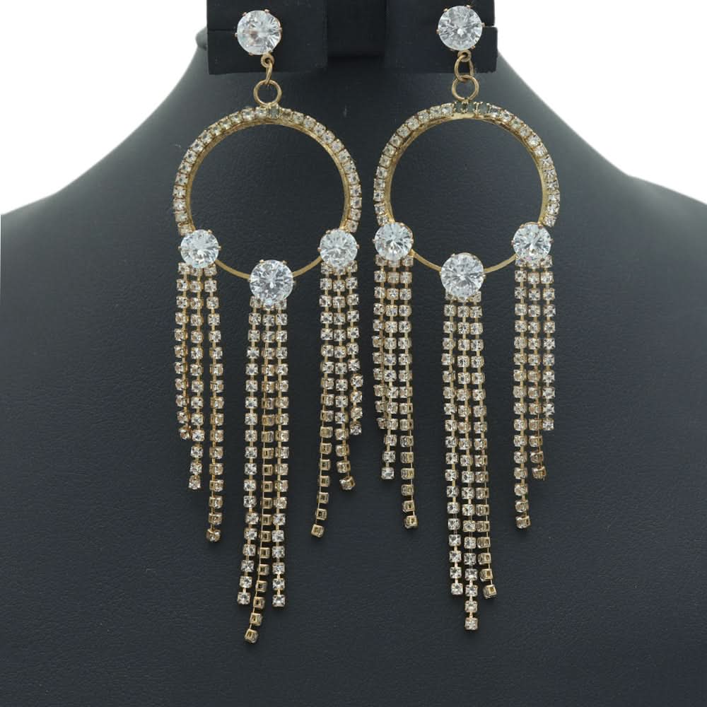 Womens Earing - A - Golden, Women, Earrings & Tops, Chase Value, Chase Value