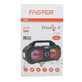 Faster Dz4 Dazzle Super Bass Wireless Speaker With Flash Light, Home & Lifestyle, Others Mob. Accessories, Faster, Chase Value